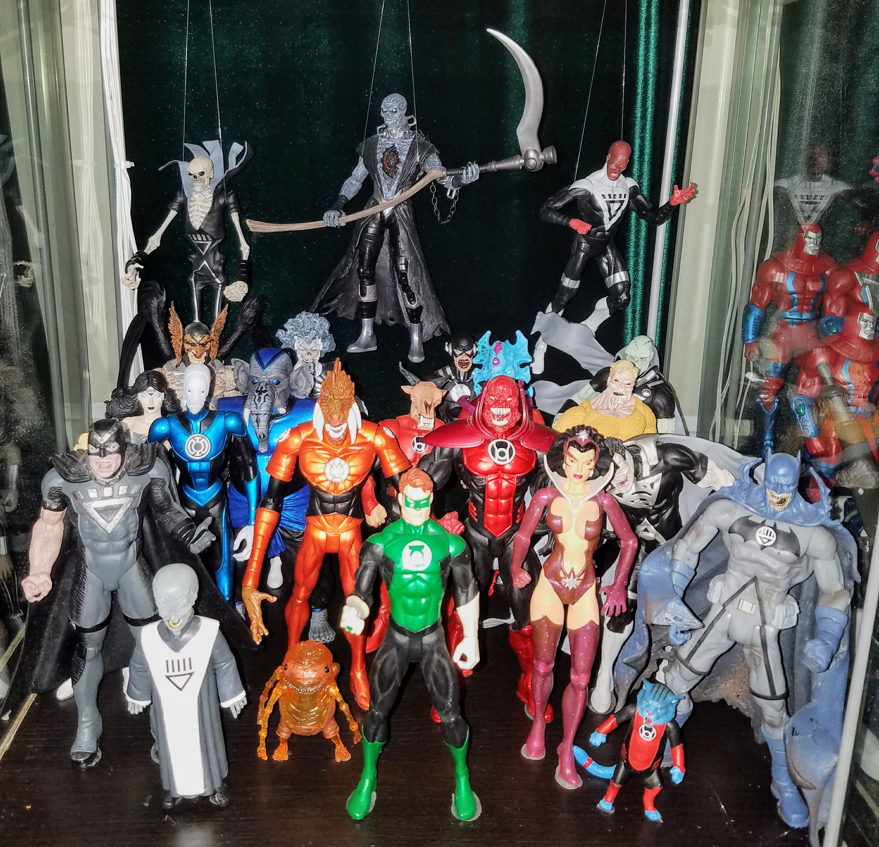 blackest night action figures list