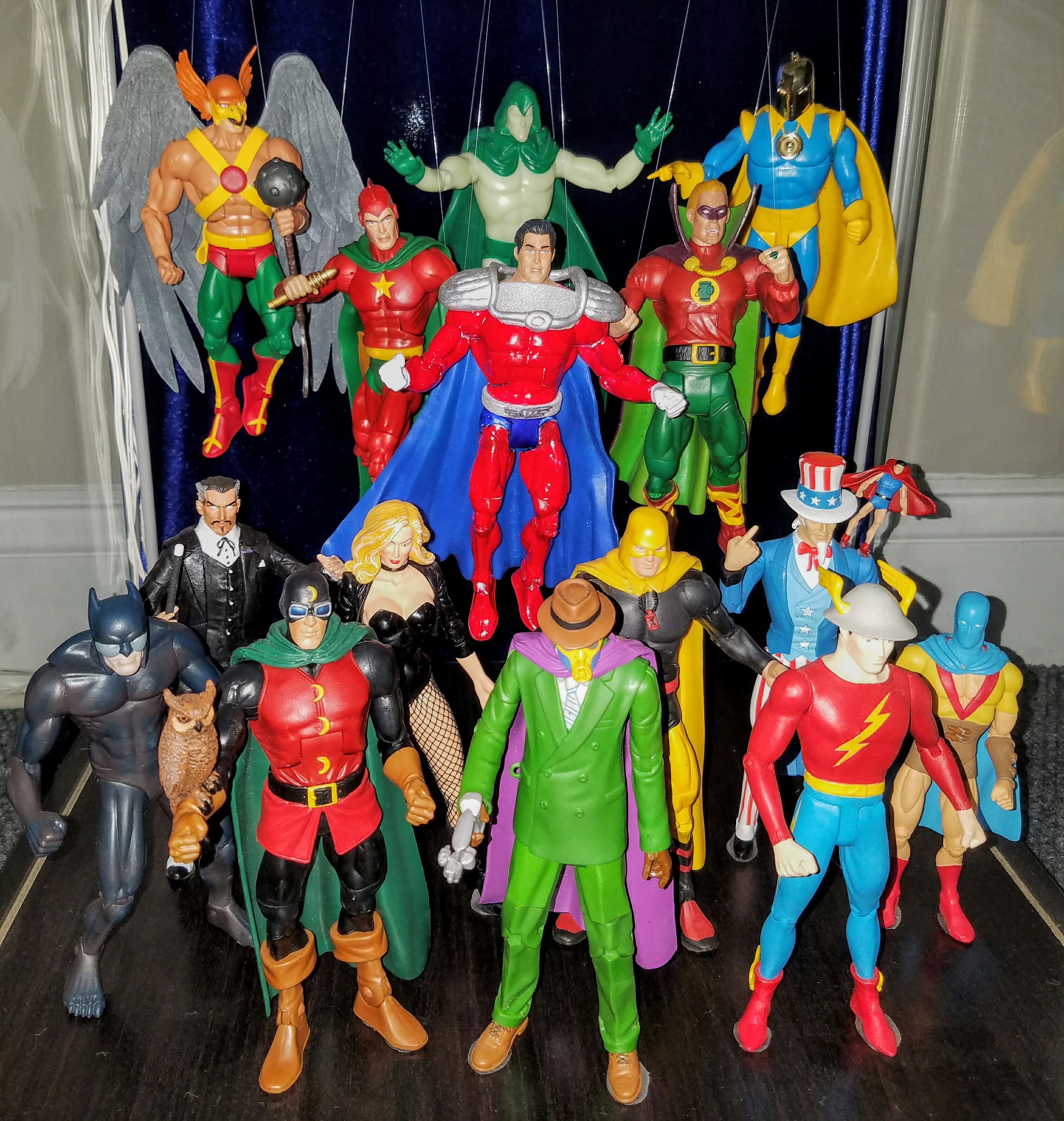 Golden Age Justice Society Prodigeek's Action Figure Collection